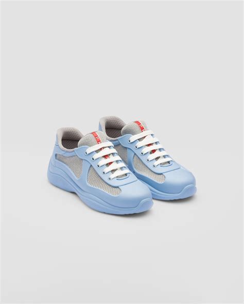 prada sneakers water resistant blue|prada light blue sneakers.